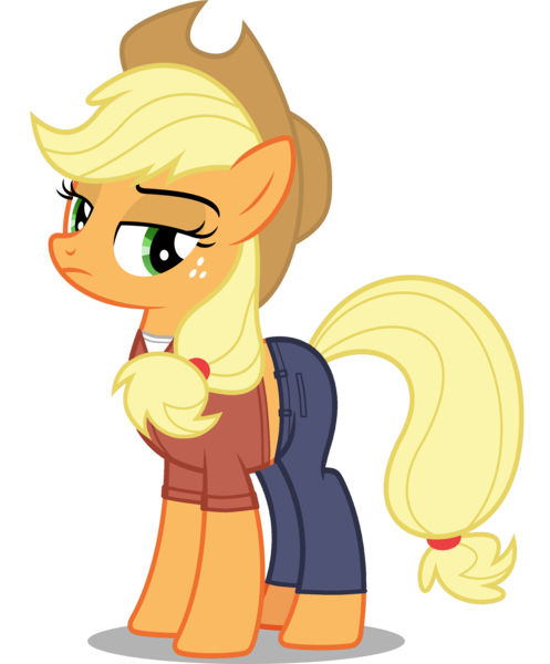 Size: 2363x2855 | Tagged: safe, artist:edy_january, derpibooru import, edit, vector edit, applejack, earth pony, pony, angry, applejack's hat, cowboy hat, farmer, hat, image, link in description, long pants, outfit, png, simple background, solo, texas, transparent background, united states, vector, villager