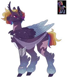 Size: 2357x2747 | Tagged: safe, artist:sleepy-nova, derpibooru import, oc, alicorn, pony, colored wings, image, multicolored wings, png, simple background, solo, transparent background, wings