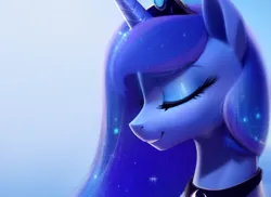 Size: 768x558 | Tagged: safe, derpibooru import, machine learning generated, stable diffusion, princess luna, alicorn, pony, ai content, image, png, princess of the night, royalty, solo