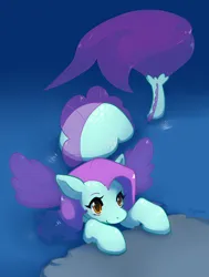 Size: 2800x3707 | Tagged: safe, artist:kaenn, derpibooru import, oc, oc:merpaint, unofficial characters only, merpony, pony, sea pony, cute, image, ocean, png, puppy dog eyes, solo, water