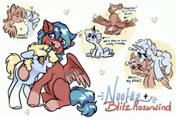 Size: 4096x2807 | Tagged: safe, artist:opalacorn, derpibooru import, oc, oc:blitz razorwind, oc:nootaz, butterfly, insect, pegasus, pony, unicorn, biting, boop, coat markings, commission, female, freckles, hair bite, heart, hug, image, jpeg, male, mare, mating dance, noseboop, oc x oc, open mouth, open smile, ponies riding ponies, riding, shipping, simple background, smiling, socks (coat marking), spread wings, stallion, straight, white background, wings