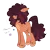 Size: 1716x1719 | Tagged: safe, artist:grubgruel, oc, oc:mocha spice, earth pony, pony, curly hair, gradient mane, image, magical lesbian spawn, male, mane over eyes, next generation, offspring, parent:pinkie pie, parent:saffron masala, parents:saffronpie, png, pride, pride flag, simple background, solo, stallion, tranny, trans male, transgender, transgender pride flag, transparent background, unshorn fetlocks