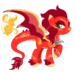 Size: 2000x1915 | Tagged: safe, artist:dixieadopts, derpibooru import, oc, oc:scarlet sky, unofficial characters only, dracony, dragon, hybrid, female, image, png, simple background, solo, transparent background