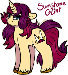 Size: 1363x1507 | Tagged: safe, artist:sexygoatgod, derpibooru import, oc, oc:sunstone glint, unofficial characters only, pony, unicorn, adoptable, angry, eyeshadow, female, image, lidded eyes, makeup, png, simple background, solo, transparent background, unshorn fetlocks