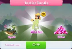 Size: 1264x860 | Tagged: safe, derpibooru import, official, cipactli, unnamed character, unnamed pony, pony, unicorn, bundle, bush, clothes, costs real money, costume, ear piercing, earring, english, face paint, gameloft, gem, headband, horn, image, jewelry, jpeg, male, mobile game, mud, my little pony: magic princess, numbers, piercing, sale, solo, solo focus, stallion, text