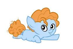 Size: 900x606 | Tagged: safe, artist:littlebasemaker, artist:ridingonrainbows, derpibooru import, ginger tea, pony, 2018, base used, blank flank, colt, foal, image, lying down, male, no iris, older, older ginger tea, png, prone, simple background, solo, sploot, transparent background