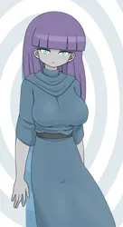 Size: 1668x3063 | Tagged: safe, artist:batipin, derpibooru import, maud pie, equestria girls, breasts, busty maud pie, clothes, dress, image, looking at you, png, solo