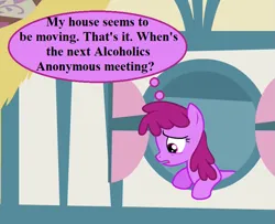 Size: 817x664 | Tagged: safe, derpibooru import, edit, edited screencap, screencap, berry punch, berryshine, hearts and hooves day (episode), cropped, image, png, thought bubble