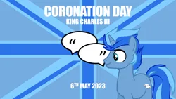 Size: 1996x1125 | Tagged: safe, artist:quoterific, derpibooru import, oc, oc:quoterific, unofficial characters only, pony, image, king charles iii, png, united kingdom