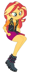 Size: 1900x4893 | Tagged: safe, artist:gmaplay, derpibooru import, sunset shimmer, equestria girls, equestria girls series, holidays unwrapped, spoiler:eqg series (season 2), bags under eyes, blizzard or bust, cropped, cute, image, png, sad, shimmerbetes, sitting, solo, tired