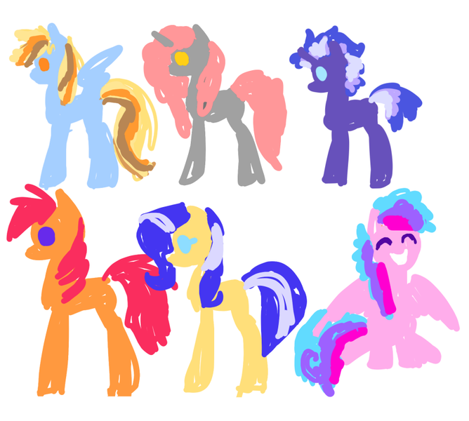 Size: 880x791 | Tagged: safe, alternate version, artist:solixy406, derpibooru import, applejack, fluttershy, pinkie pie, rainbow dash, rarity, twilight sparkle, earth pony, pegasus, unicorn, alternate mane six, alternate universe, element of generosity, element of honesty, element of kindness, element of laughter, element of loyalty, element of magic, elements of harmony, image, mane six, png