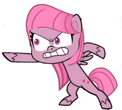 Size: 806x729 | Tagged: safe, derpibooru import, oc, oc:annisa trihapsari, my little pony: pony life, angry, g4, g4 to g4.5, generation leap, gritted teeth, image, png, pointing, rage, teeth