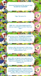 Size: 2045x3765 | Tagged: safe, derpibooru import, official, fluttershy, nurse neightingale, earth pony, pegasus, pony, clothes, dialogue, dialogue box, english, event, female, gameloft, hat, image, mare, mobile game, my little pony: magic princess, png, speech bubble, text