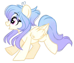 Size: 2308x1971 | Tagged: safe, alternate version, artist:emberslament, derpibooru import, oc, oc:bubblebeat, unofficial characters only, pegasus, pony, female, image, mare, png, quadrupedal, simple background, solo, transparent background