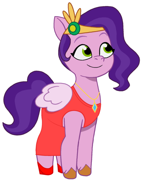 Size: 1136x1462 | Tagged: safe, artist:edy_january, derpibooru import, edit, vector edit, pipp petals, pegasus, pony, g5, my little pony: tell your tale, balenciaga, balenciaga fashion show 2023, base used, clothes, diamond, dress, fashion, fashion show, high heels, image, jewelry, link in description, model, modeling, png, ruby dress, shoes, simple background, solo, transparent background, vector