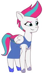 Size: 881x1485 | Tagged: safe, artist:edy_january, derpibooru import, edit, vector edit, fashion plate, zipp storm, pegasus, pony, g5, my little pony: tell your tale, balenciaga, balenciaga fashion show 2023, blue dress, clothes, dress, fashion, high heels, image, link in description, png, shoes, simple background, solo, tomboy, transparent background, vector