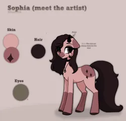 Size: 1950x1870 | Tagged: safe, artist:_alixxie_, derpibooru import, oc, oc:sophia, earth pony, pony, female, floppy ears, horns, image, mare, png, reference sheet, simple background, solo, transparent background