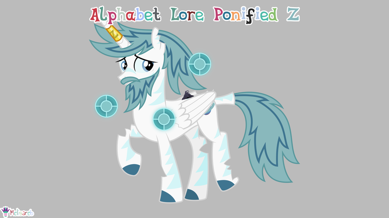 Size: 7111x4000 | Tagged: safe, artist:melisareb, derpibooru import, part of a set, alicorn, original species, pony, zebra, zebra alicorn, .svg available, 16:9, absurd resolution, alphabet lore, beard, cave, crossover, facial hair, gem, gray background, horn, horn ring, image, jewelry, macro, male, planet pony, png, raised hoof, ring, simple background, solo, species swap, stallion, vector, wings, z, zebrafied