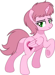 Size: 3508x4824 | Tagged: safe, artist:stephen-fisher, artist:tanahgrogot, derpibooru import, ponified, alicorn, pony, adorasexy, aelita schaeffer, base used, butt, code lyoko, crossover, cute, image, looking at you, looking back, looking back at you, plot, png, sexy, simple background, smiling, smiling at you, solo, sultry pose, transparent background, vector