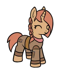 Size: 544x594 | Tagged: safe, artist:neuro, derpibooru import, oc, unofficial characters only, pony, unicorn, clothes, cute, eyes closed, female, filly, foal, image, ocbetes, png, simple background, smiling, solo, transparent background
