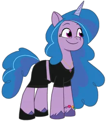 Size: 1279x1459 | Tagged: safe, artist:edy_january, derpibooru import, edit, vector edit, izzy moonbow, pony, unicorn, g5, my little pony: tell your tale, australia, balenciaga, balenciaga fashion show 2023, base used, black dress, clothes, dress, fashion, fashion show, image, jewelry, link in description, model, modeling, png, shoes, simple background, solo, the black cat from australia, transparent background, vector