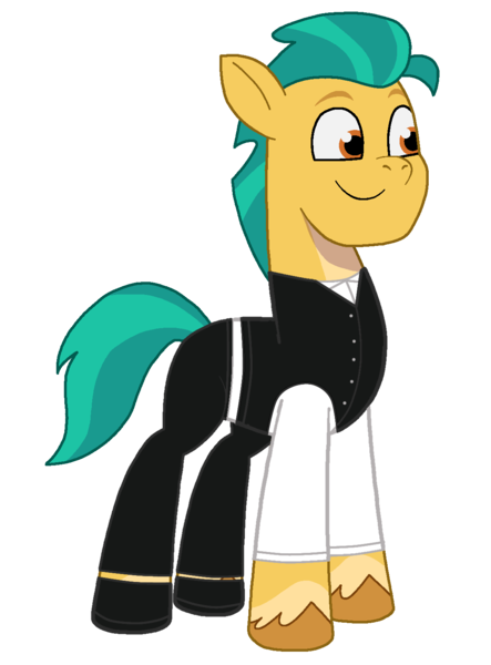 Size: 1134x1536 | Tagged: safe, artist:edy_january, derpibooru import, edit, vector edit, hitch trailblazer, earth pony, pony, g5, my little pony: tell your tale, balenciaga, balenciaga fashion show 2023, base used, black vest, clothes, denim, image, jeans, long pants, model, modeling, pants, png, russia, same clothes, shirt, shoes, simple background, solo, the russian roulette, transparent background, vector, vest, white shirt