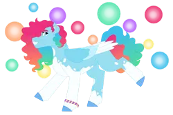 Size: 1280x854 | Tagged: safe, artist:itstechtock, derpibooru import, oc, oc:fruit loops, pegasus, pony, colored wings, female, image, mare, png, solo, two toned wings, wings