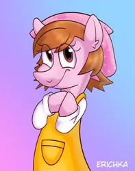 Size: 1305x1652 | Tagged: safe, artist:erichkaofficial, derpibooru import, ponified, pony, cooking mama, image, png, rule 85, solo