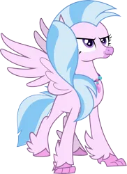 Size: 3000x4127 | Tagged: safe, artist:cloudy glow, derpibooru import, silverstream, uprooted, image, png, solo, vector