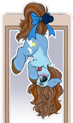 Size: 2500x4200 | Tagged: safe, artist:cobaltmist, derpibooru import, part of a set, oc, oc:sertpony, unofficial characters only, earth pony, blue coat, brown mane, chibi, cute, image, male, png, solo, solo male