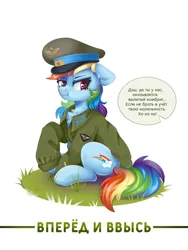 Size: 3000x4000 | Tagged: artist needed, safe, derpibooru import, pegasus, pony, clothes, cyrillic, fanfic art, female, image, mare, military uniform, png, solo, uniform, uniform hat