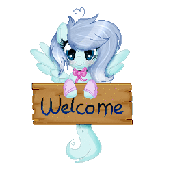Size: 300x300 | Tagged: safe, artist:angellightyt, derpibooru import, oc, unofficial characters only, pegasus, pony, animated, bowtie, female, flying, gif, image, mare, pegasus oc, sign, simple background, smiling, spread wings, transparent background, wings