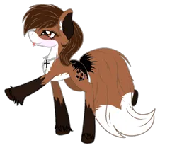Size: 1228x1039 | Tagged: safe, artist:angellightyt, derpibooru import, oc, unofficial characters only, fox, fox pony, hybrid, pony, :p, chest fluff, coat markings, ear fluff, female, image, mare, png, raised hoof, simple background, socks (coat marking), solo, tongue out, transparent background