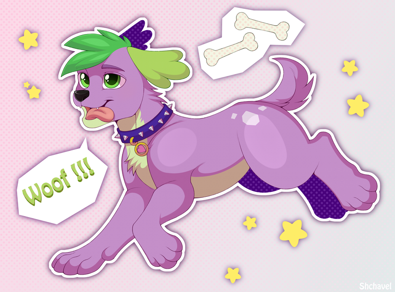 Size: 3500x2591 | Tagged: safe, artist:shchavel, derpibooru import, spike, dog, equestria girls, equestria girls series, equestria girls 10th anniversary, image, png, smiling, spike the dog