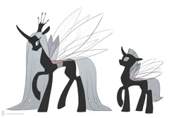 Size: 1336x900 | Tagged: safe, artist:carnifex, derpibooru import, oc, unofficial characters only, changeling, changeling queen, female, image, jpeg