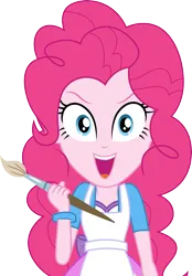 Size: 3000x4316 | Tagged: safe, artist:cloudy glow, derpibooru import, pinkie pie, eqg summertime shorts, equestria girls, the art of friendship, .ai available, image, png, simple background, solo, transparent background, vector