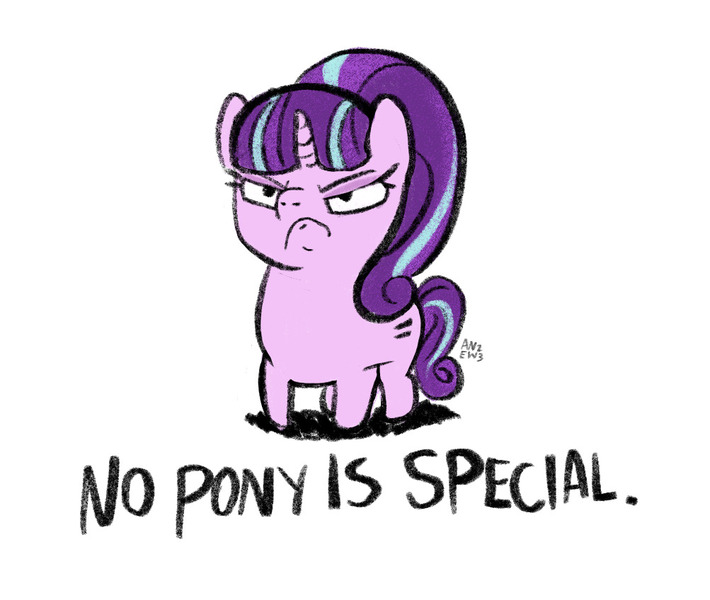 Size: 1003x848 | Tagged: safe, artist:amynewblue, derpibooru import, starlight glimmer, pony, unicorn, frown, image, jpeg, simple background, solo, text, white background