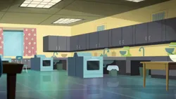 Size: 3072x1727 | Tagged: safe, derpibooru import, screencap, dance magic, equestria girls, spoiler:eqg specials, background, canterlot high, image, jpeg, kitchen, liminal space, no pony