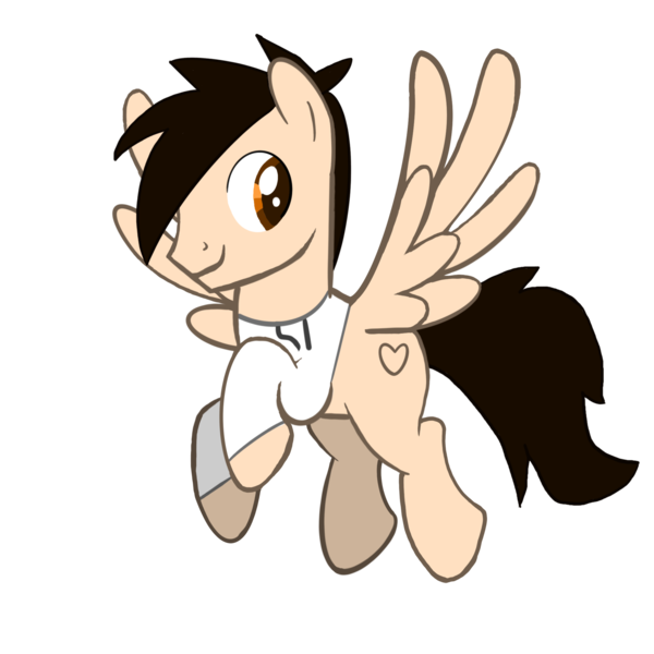 Size: 2048x2048 | Tagged: safe, artist:nightstars_us, derpibooru import, oc, oc:marco bano, oc:marcos escribano, unofficial characters only, pegasus, pony, clothes, hoodie, image, male, pegasus oc, png, simple background, spread wings, stallion, transparent background, wings