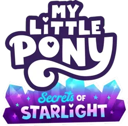 Size: 407x400 | Tagged: safe, derpibooru import, official, g5, my little pony: make your mark, image, logo, my little pony logo, my little pony: make your mark chapter 5, png, pony history, secrets of starlight, simple background, transparent background