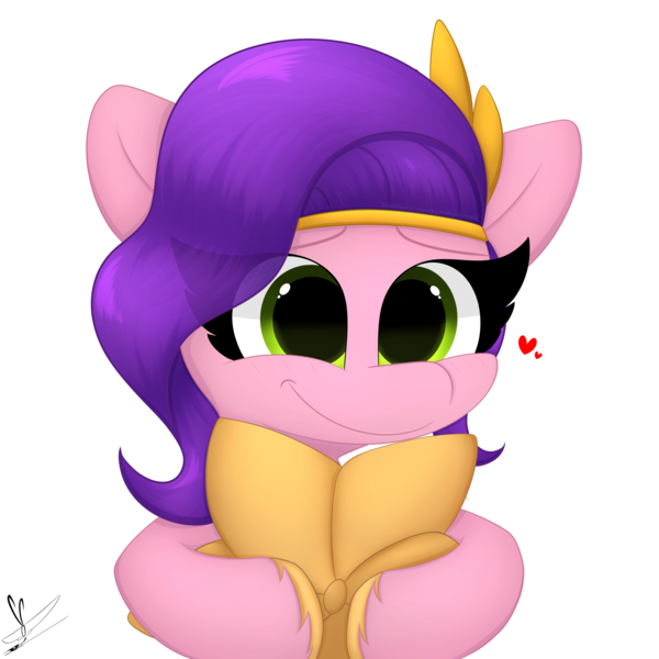 Size: 3000x3000 | Tagged: safe, artist:daftramms, derpibooru import, pipp petals, pegasus, pony, g5, my little pony: make your mark, a little horse, adorapipp, cute, fanart, hug, image, my little pony: make your mark chapter 4, png, simple background, solo