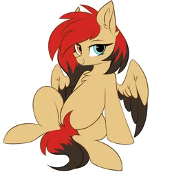 Size: 3000x3000 | Tagged: safe, artist:pesty_skillengton, derpibooru import, oc, oc:lya the shaikan, unofficial characters only, pegasus, pony, feathered wings, heterochromia, image, looking at you, png, simple background, solo, white background, wings