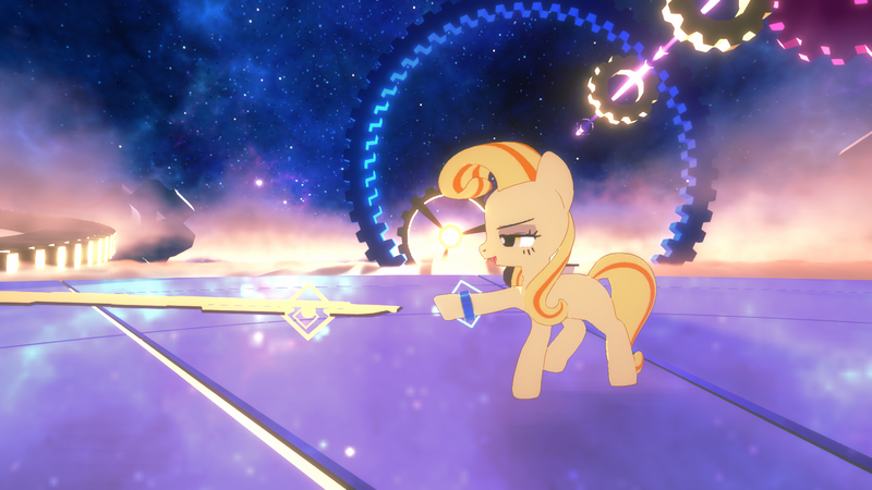 Size: 1920x1080 | Tagged: safe, derpibooru import, screencap, oc, oc:warmlight, earth pony, pony, 3d, 3d model, fight, game, game screencap, image, png, solo, sword, weapon