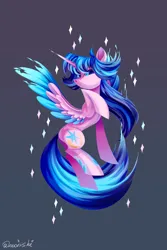 Size: 3000x4500 | Tagged: safe, artist:neonishe, derpibooru import, oc, oc:neon star, alicorn, pony, colored wings, cute, female, image, png, solo, wings