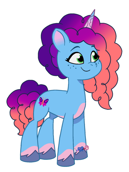 Size: 1150x1533 | Tagged: safe, artist:ben81398, derpibooru import, pony, unicorn, g5, my little pony: tell your tale, spoiler:g5, spoiler:my little pony: tell your tale, alternate hair color, bracelet, female, friendship bracelet, image, jewelry, mare, misty brightdawn, png, simple background, smiling, solo, transparent background