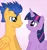 Size: 1565x1680 | Tagged: safe, artist:cosmicart16, derpibooru import, flash sentry, twilight sparkle, twilight sparkle (alicorn), alicorn, pegasus, pony, equestria girls 10th anniversary, female, flashlight, image, looking at each other, male, mare, png, shipping, stallion, straight