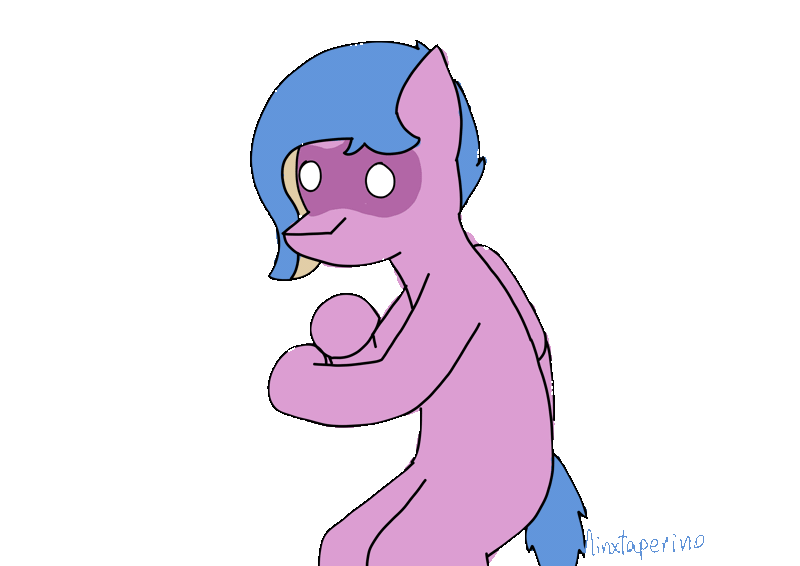 Size: 3508x2480 | Tagged: safe, artist:minxtaperino, derpibooru import, oc, oc:jun yule, unofficial characters only, pegasus, pony, blue mane, dancing, gif, image, pegasus oc, pink coat, pokemon sword and shield, pokémon, simple background, solo, transparent background, wings
