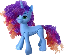 Size: 446x381 | Tagged: safe, derpibooru import, official, pony, unicorn, g5, 2024 franchise overview, brushable, female, image, mare, misty brightdawn, photo, png, simple background, solo, toy, transparent background