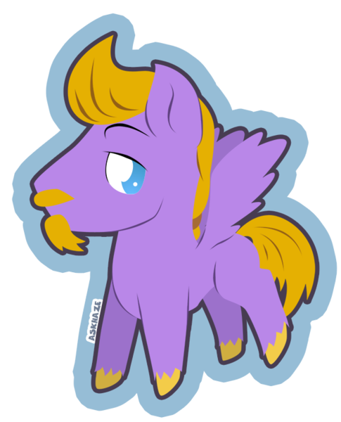 Size: 626x775 | Tagged: safe, artist:jitterbug-cafe, derpibooru import, oc, oc:purple haze, pegasus, pony, chibi, image, male, png, solo, stallion