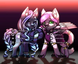 Size: 1200x1000 | Tagged: safe, artist:rose014_yt, artist:rosebutterfly014, artist:rosebutterfly014_yt, derpibooru import, oc, oc:angela, hybrid, pegasus, pony, unicorn, clothes, dark background, hat, image, png, shiny mane, tuxedo